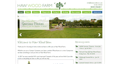 Desktop Screenshot of hawwoodfarm.co.uk
