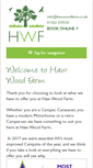 Mobile Screenshot of hawwoodfarm.co.uk
